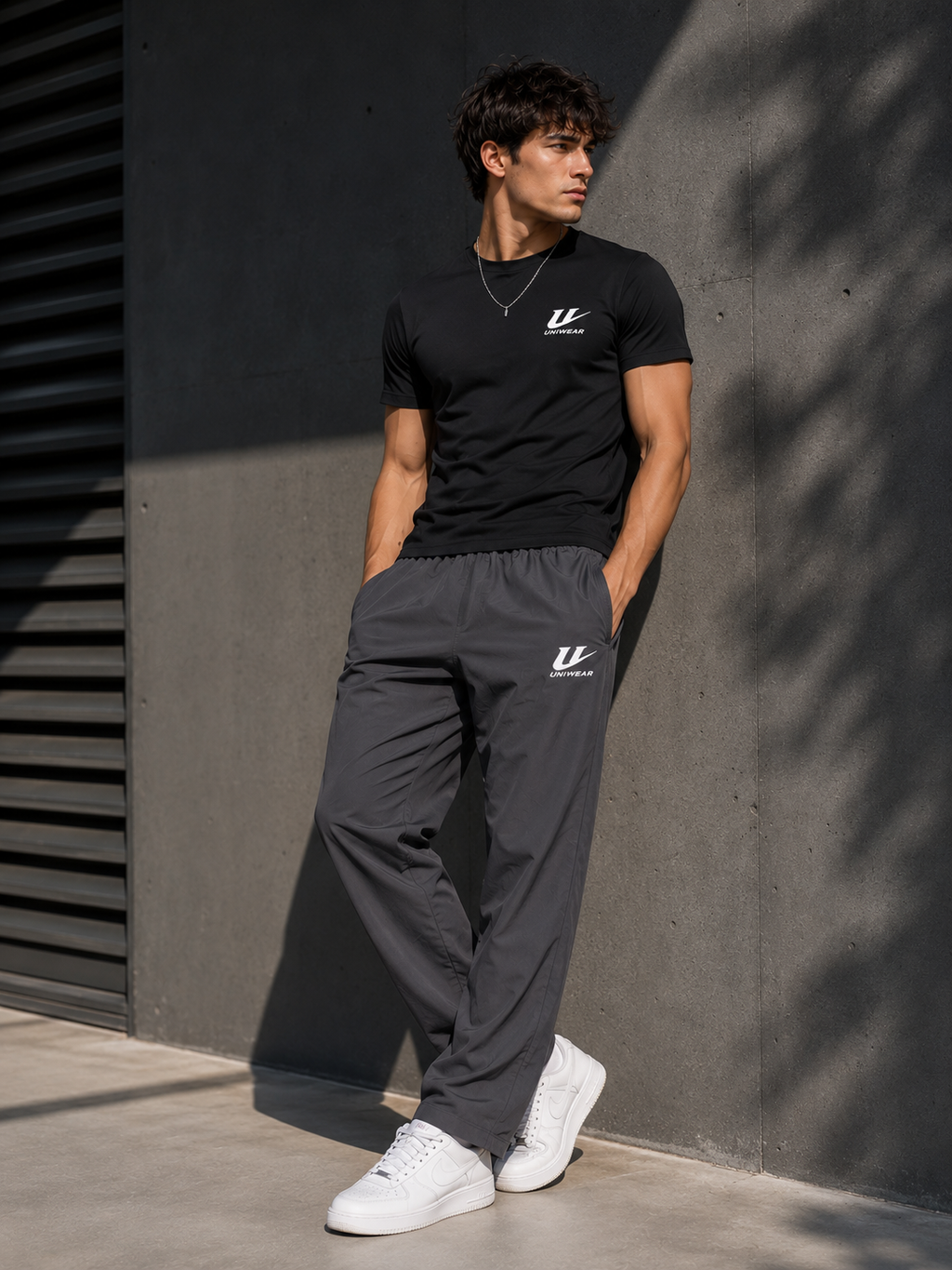 Wind Pant — Lightweight Windbreaker Track Pants with Elastic Waist