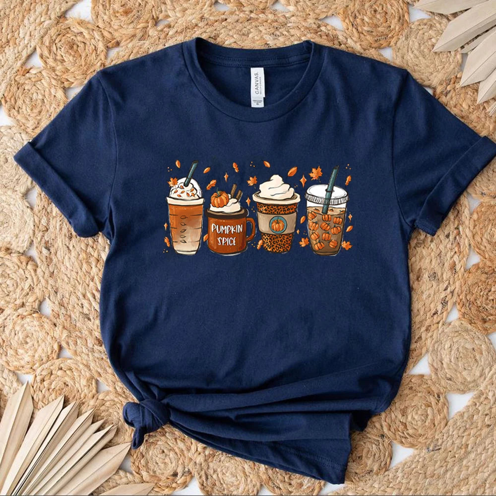 Uniwear  Fall Pumpkin Spice Tshirt