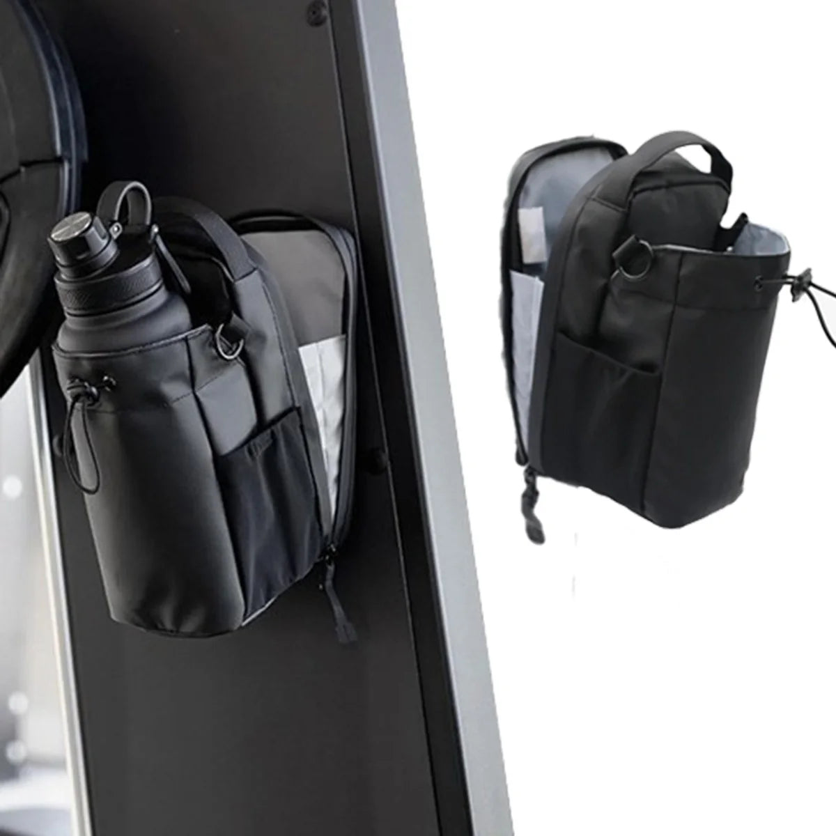 Magnetic Gym Bag Large Capacity Magnetic Phone Pocket Portable Gym Water Bottle accessories Organizer