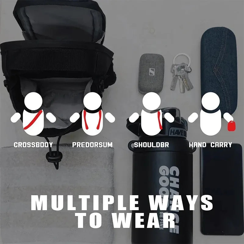 Magnetic Gym Bag Large Capacity Magnetic Phone Pocket Portable Gym Water Bottle accessories Organizer